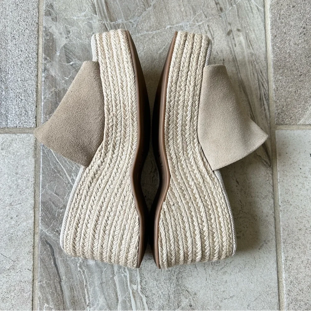 NWOB MIA Palma Limited Edition Women's Espadrille Platform Wedge Sandals, 7.5